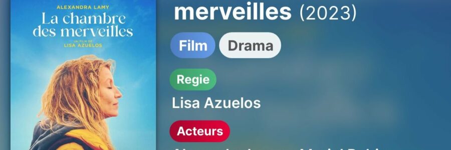 8 april: laatste literaire film van dit seizoen: ‘La Chambre des Merveilles’